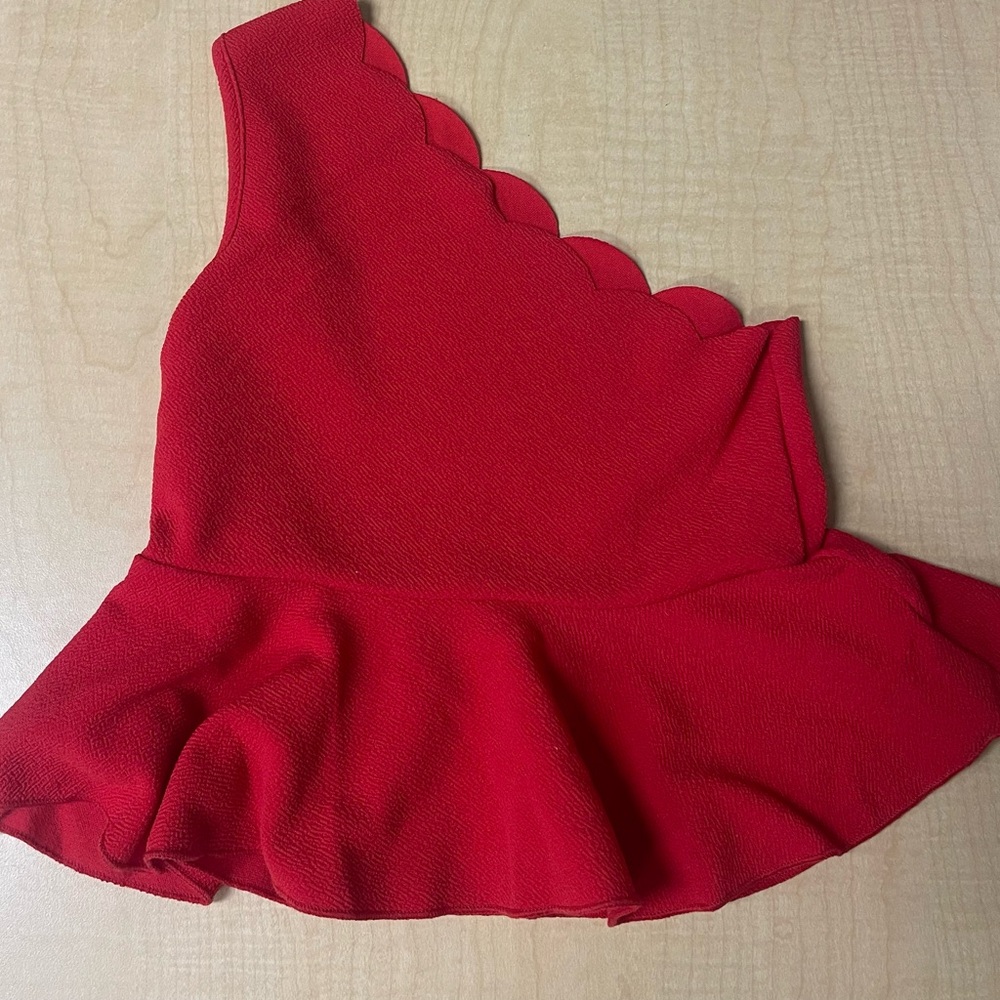 New girls SHEIN one shoulder top new worn size 7Y